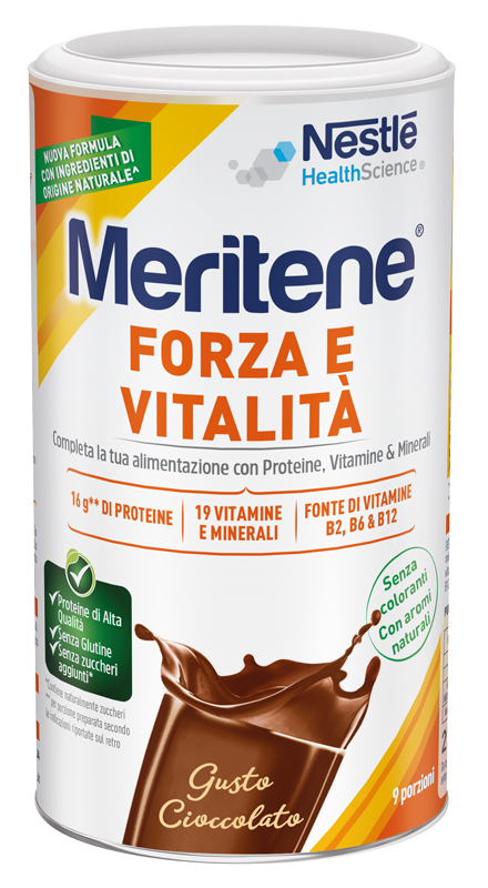MERITENE FORZA E VITALITA' CIOCCOLATO 270 G - doctorpill.it
