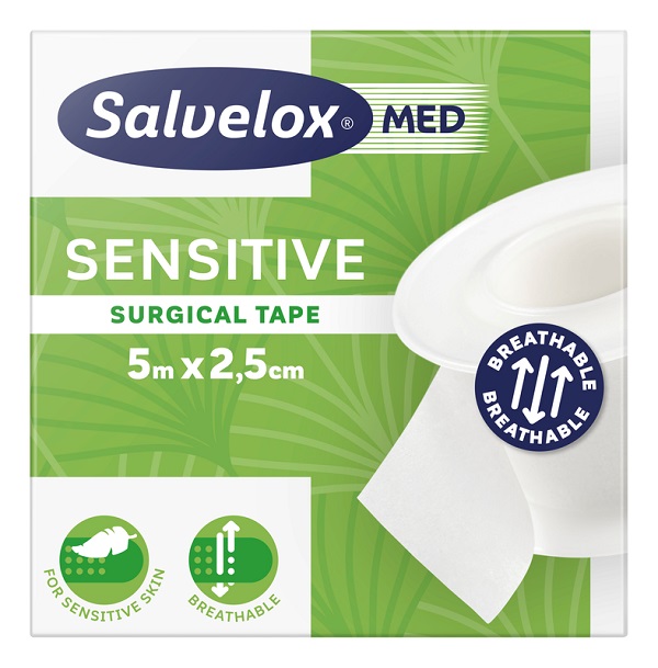 CEROTTO CHIRURGICO SALVELOX MED SENSITIVE TAPE M5X2,5CM - doctorpill.it