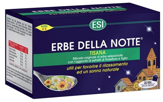 ESI ERBE DELLA NOTTE TISANA 20 FILTRI ASTUCCIO 40 G - doctorpill.it