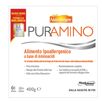 NUTRAMIGEN PURAMINO BARATTOLO 400 G - doctorpill.it