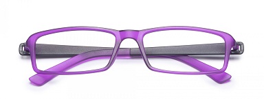 OCCHIALE DA LETTURA PREMONTATO TWINS SILVER LIGHT VIOLA/NERO +3,00 - doctorpill.it