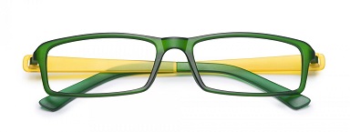 OCCHIALE DA LETTURA PREMONTATO TWINS SILVER LIGHT VE/GIALLO +3,50 - doctorpill.it