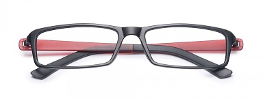 OCCHIALE DA LETTURA PREMONTATO TWINS SILVER LIGHT NERO/ROSSO +2,00 - doctorpill.it