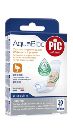 CEROTTO PIC AQUABLOC 19X72MM ANTIBATTERICO 20 PEZZI - doctorpill.it