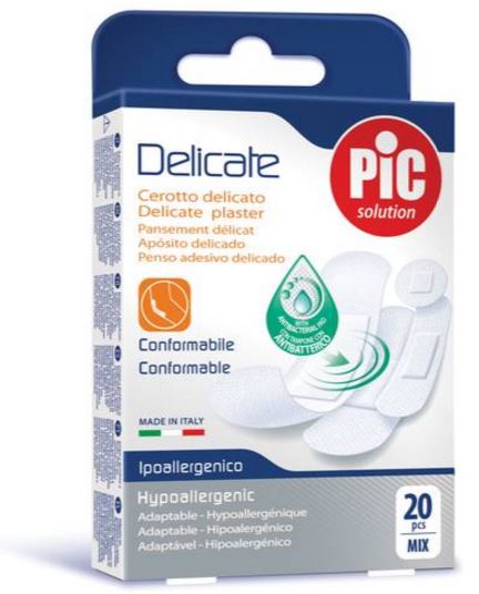 CEROTTO PIC DELICATE MIX 20 CEROTTI ANTIBATTERICO - doctorpill.it