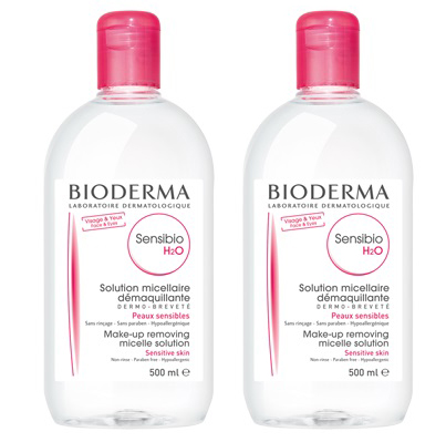SENSIBIO H2O SOLUZIONE MICELLARE DETERTEGENTE 500ML + STRUCCANTE PELLE SENSIBILE 500 ML - doctorpill.it