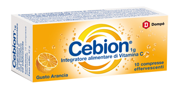 CEBION EFFERVESCENTI VITAMINA C ARANCIA 10 COMPRESSE - doctorpill.it
