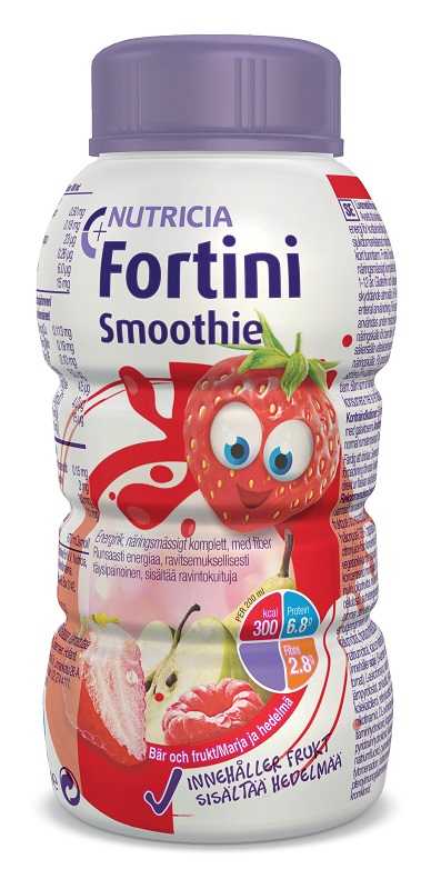 FORTINI SMOOTHIE MULTI FIBRE GUSTO FRUTTI ROSSI 200 ML - doctorpill.it