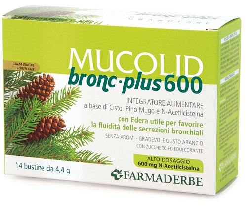 MUCOLID BRONC PLUS 600 14 BUSTINE - doctorpill.it