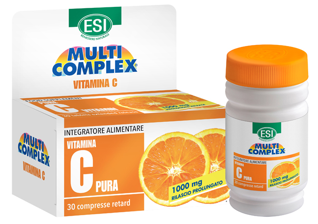 ESI MULTICOMPLEX VITAMINA C PURA 1000 MG RETARD 30 COMPRESSE - doctorpill.it