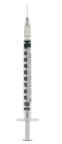 SIRINGA PER INSULINA EXTRAFINE 1ML 100 UI AGO REMOVIBILE 27 GAUGE 0,40X12 MM 1 PEZZO - doctorpill.it
