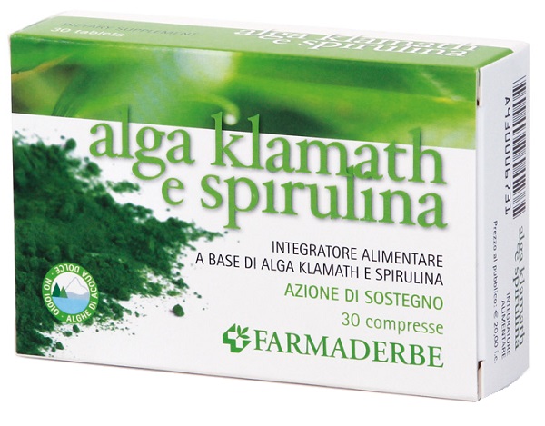 ALGA KLAMATH E SPIRULINA 30 COMPRESSE - doctorpill.it