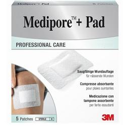 MEDICAZIONE MEDIPORE+PAD 10X15CM 5PEZZI - doctorpill.it