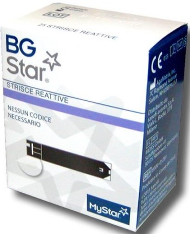 STRISCE REATTIVE MISURAZIONE GLICEMIA BGSTAR MYSTAR 50 PEZZI - doctorpill.it