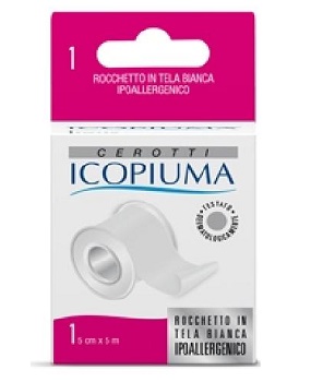 ICOPIUMA CEROTTO IN ROCCHETTO BIANCO CM 5X500 CM - doctorpill.it