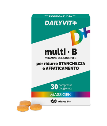 MASSIGEN MULTI B VITAMINE DEL GRUPPO B 30 COMPRESSE RIVESTITA DA 364 MG - doctorpill.it