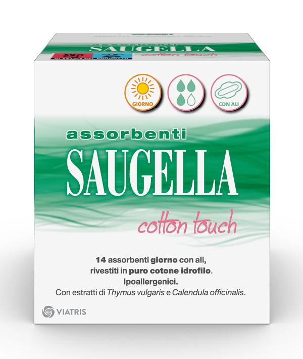 SAUGELLA COTTON TOUCH ASSORBENTI GIORNO 14 PEZZI TAGLIO PREZZO - doctorpill.it