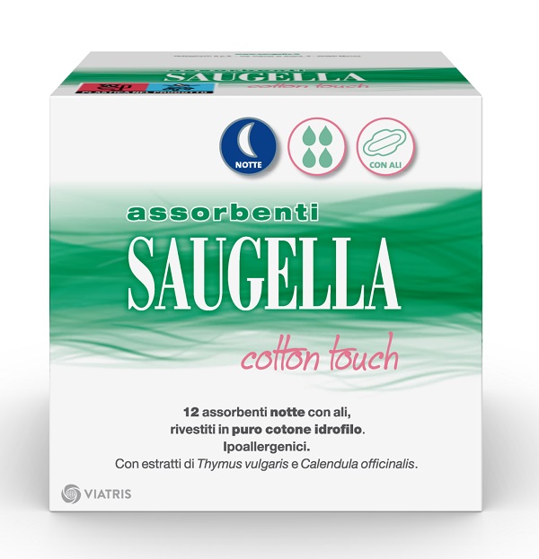SAUGELLA COTTON TOUCH ASSORBENTI NOTTE 12 PEZZI TAGLIO PREZZO - doctorpill.it