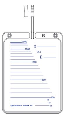 SACCA URINA TUBO 90CM SENZA SCARICO CAPACITA' 2 LITRI 30 PEZZI - doctorpill.it
