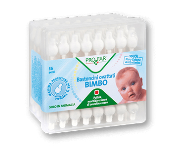 PROFAR BASTONCINI OVATTATI BAMBINI 56 PEZZI - doctorpill.it