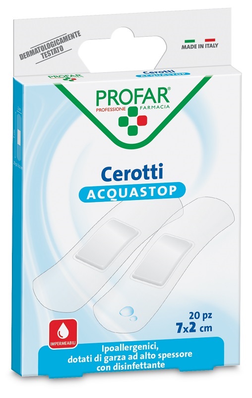 CEROTTO ACQUASTOP MEDI 7X2 CM PROFAR 20 PEZZI - doctorpill.it