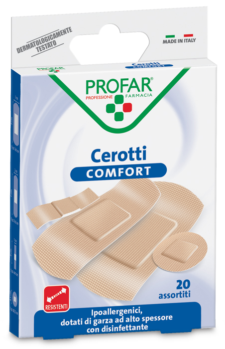 CEROTTO COMFORT ASSORTITI 20 PEZZI PROFAR - doctorpill.it