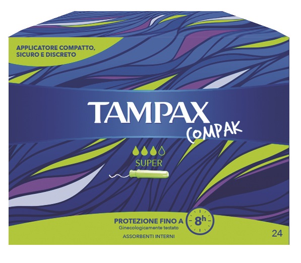 TAMPAX COMPAK SUPER 24 PEZZI - doctorpill.it