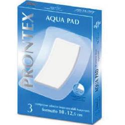 GARZA COMPRESSA PRONTEX AQUA PAD 10X12,5 CM 3 PEZZI - doctorpill.it