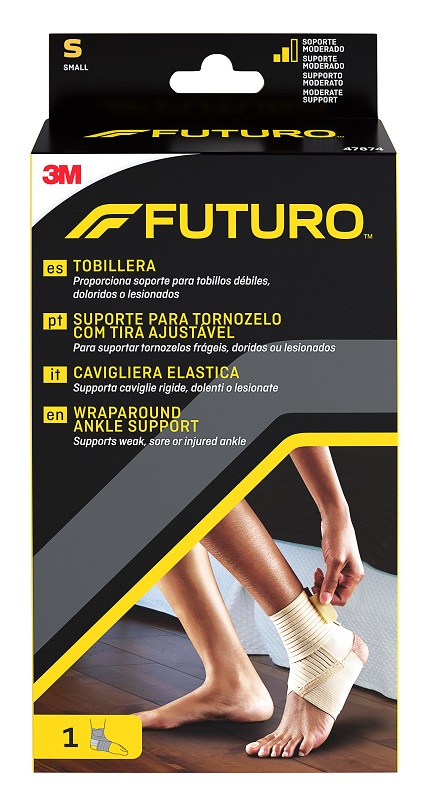 CAVIGLIERA ELASTICA FUTURO SMALL DIMENSIONE 18/20,5CM - doctorpill.it