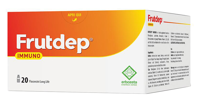 FRUTDEP IMMUNO 20 FLACONCINI 10 ML - doctorpill.it