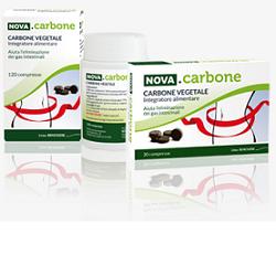 NOVA CARBONE VEGETALE 120 COMPRESSE - doctorpill.it