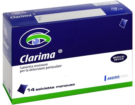 SALVIETTA PERIOCULARE CLARIMA 14 PEZZI - doctorpill.it