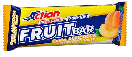 PROACTION FRUIT BAR BARRETTA ENERGETICA ALL'ALBICOCCA 40 G - doctorpill.it