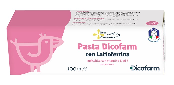 DICOFARM PASTA CON LATTOFERRINA PELLI DELICATE 100 ML - doctorpill.it