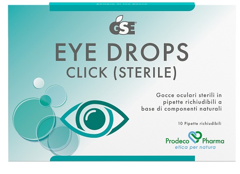 GSE EYE DROPS CLICK GOCCE OCULARI 10 PIPETTE 0,5 ML - doctorpill.it