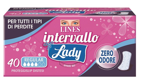 LINES INTERVALLO LADY REGULAR 40 PEZZI - doctorpill.it