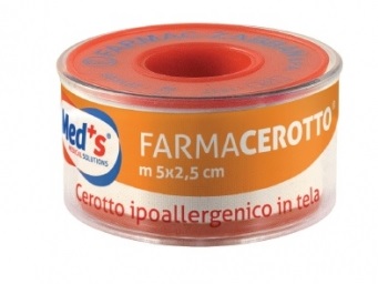 CEROTTO MEDS IPOALLERGENICO TELA 500X2,5 CM SSR - doctorpill.it