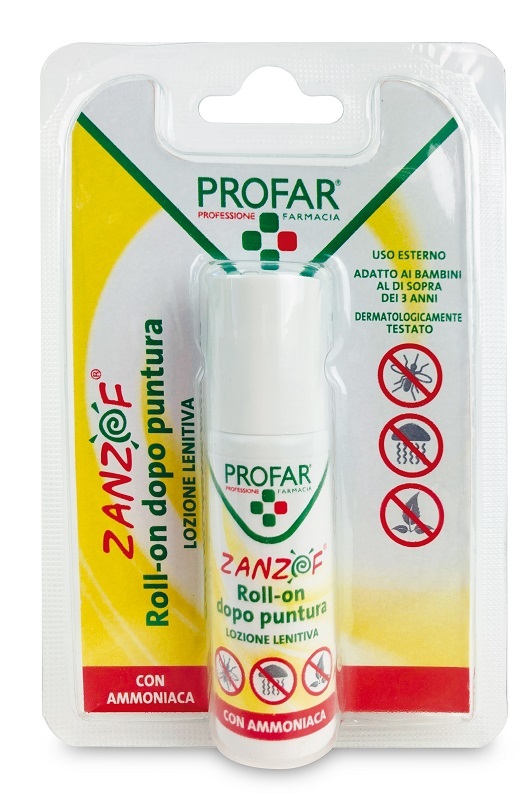 ZANZOF LOZIONE POST PUNTURA CON AMMONIACA ROLL-ON 20 ML PROFAR - doctorpill.it