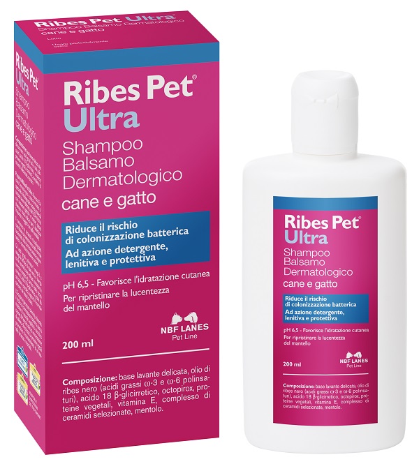 RIBES PET ULTRA SHAMPOO DERMATOLOGICO FLACONE 200 ML - doctorpill.it