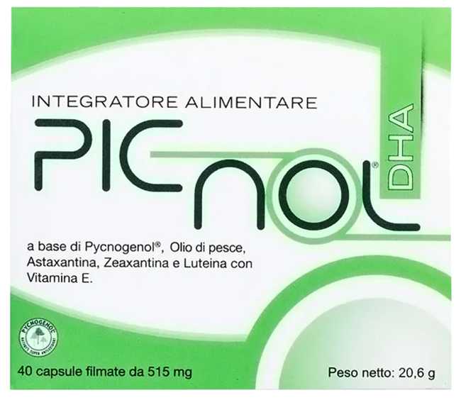 PICNOL DHA 40 CAPSULE 21,11 G - doctorpill.it