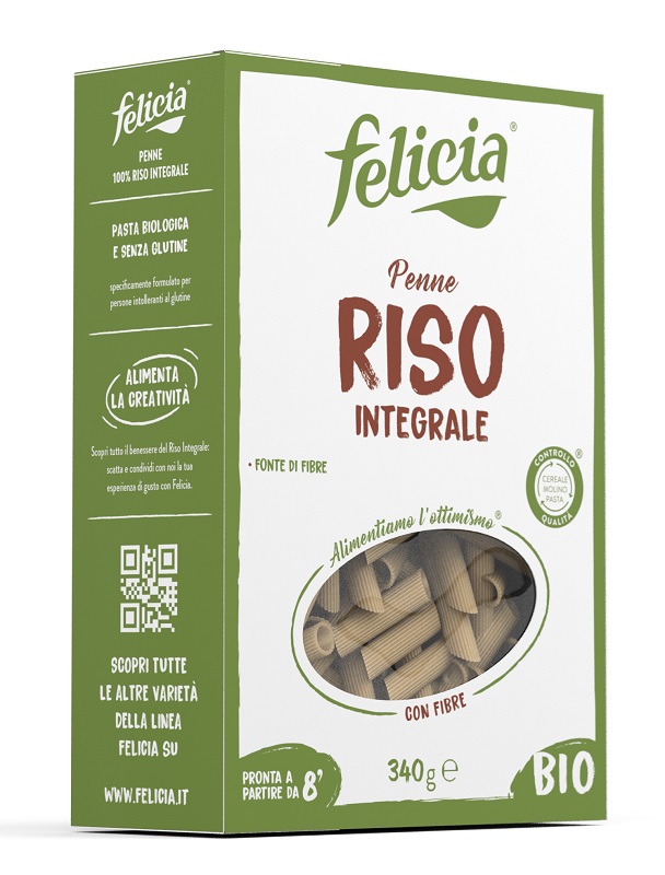 FELICIA BIO RISO INTEGRALE PENNE 340 G - doctorpill.it
