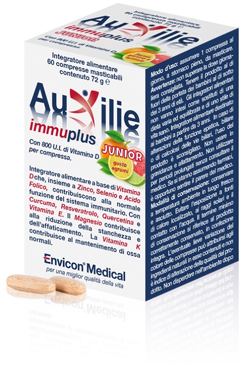 AUXILIE IMMUPLUS JUNIOR 30 COMPRESSE - doctorpill.it