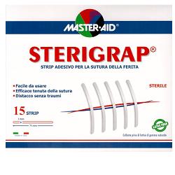 CEROTTO PER SUTURA MASTER-AID STERIGRAP 7,5X0,3 15 PEZZI - doctorpill.it