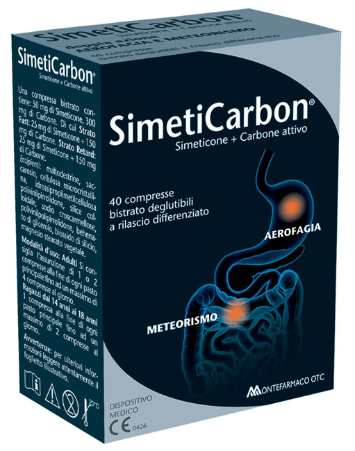 SIMETICARBON 40 COMPRESSE - doctorpill.it