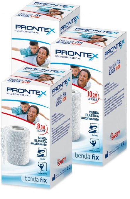 BENDA ELASTICA PRONTEX FIX AUTOFISSANTE 12 CM DI ALTEZZA PER4 METRI IN ESTENSIONE 1 PEZZO - doctorpill.it