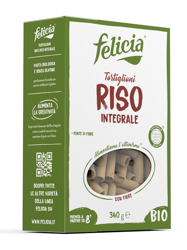 FELICIA BIO RISO INTEGRALE TORTIGLIONI 340 G - doctorpill.it