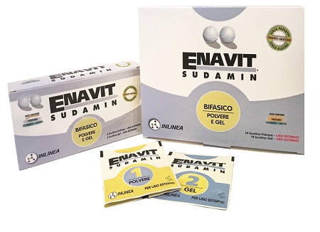 ENAVIT SUDAMIN BIFASICO 6 BUSTINE POLVERE + 6 BUSTINE GEL - doctorpill.it