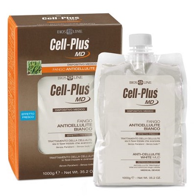 CELL PLUS MD FANGO BIANCO ANTICELLULITE EFFETTO FRESCO 1 KG - doctorpill.it