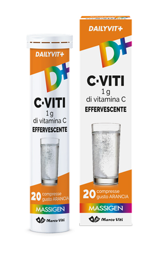 MASSIGEN VITAMINA C 1G EFFERVESCENTE 20 COMPRESSE - doctorpill.it