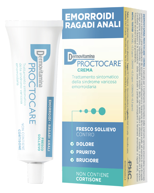 DERMOVITAMINA PROCTOCARE CREMA EMORROIDI RAGADI ANALI 30 ML CON CANNULA - doctorpill.it
